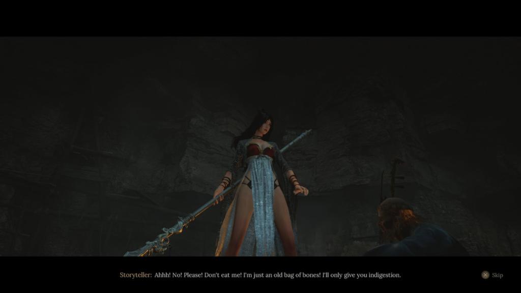 Wuchang talking to an NPC