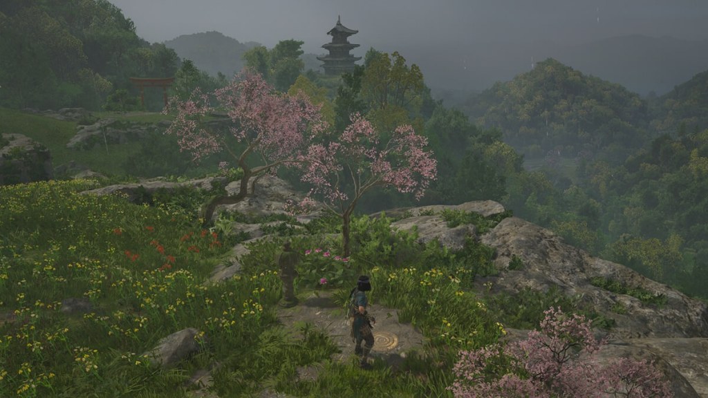 Assassin's Creed Shadows screenshot of the Kuji-kiri location: Sacred Bridge.
