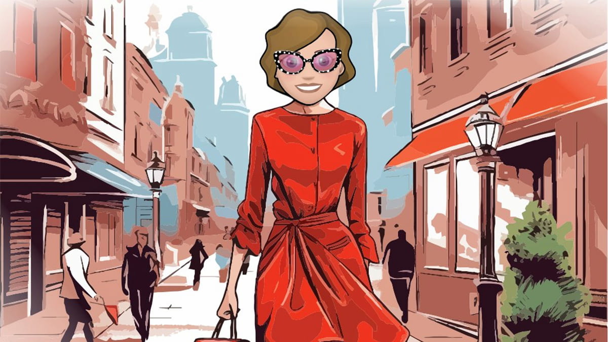 A model character in BitLife