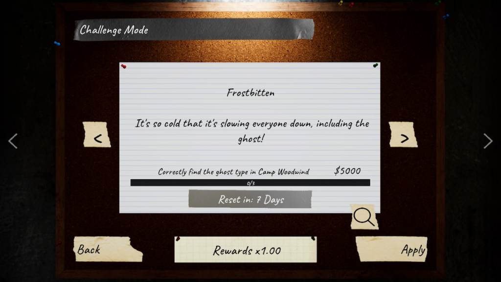 The frostbitten challenge in phasmophobia 