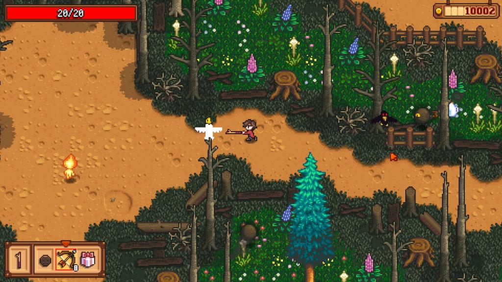 Character fighting in Haunted Chocolatier
