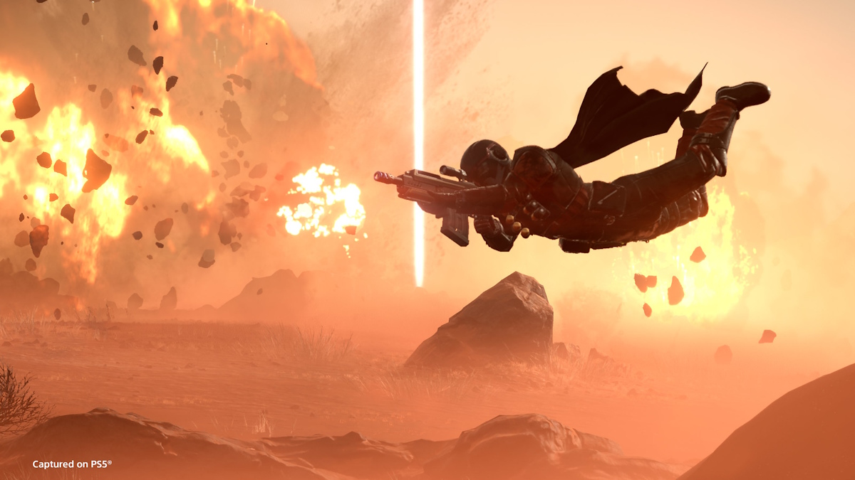 Detonation dive in Helldivers 2