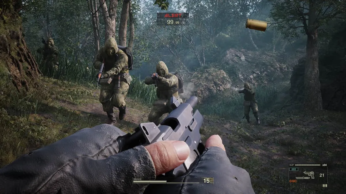 MGS Delta first person gameplay
