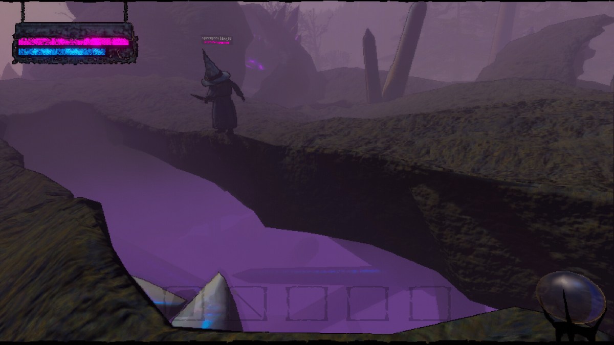 The graveyard in Mage Arena